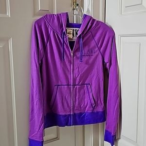 NWT Victoria Secret Pink XS zip up hoodie Purple